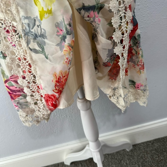 Anthropologie Ranna Gill floral lace baby doll dress xs - Picture 4 of 9